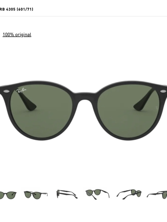 Ray-Ban sunglasses (RB4305) Black frame/green lenses main image 8